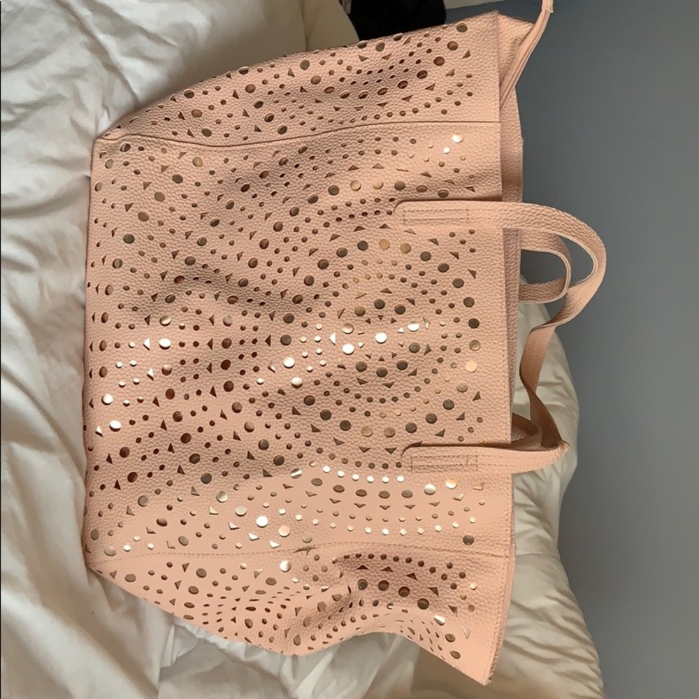 Blush colored tote